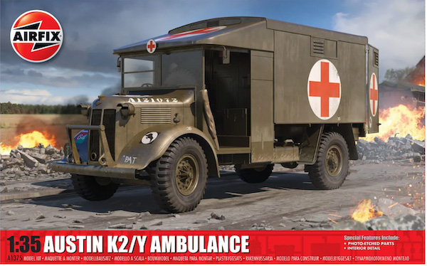 Ambulans Airfix Austin K2/Y 1:35