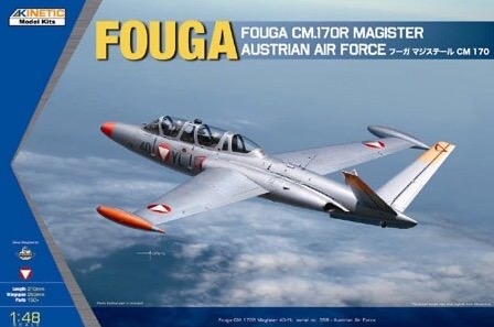 Kinetic ja AMK Fouga Magister 1:48