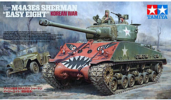 Tamiya M4A3E8 'Easy Eight' Sherman Gwerra Koreana 1:35