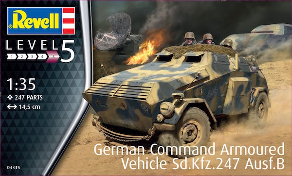 Revell German Command pantservoertuig Sd.Kfz.247 Ausf B 1:35