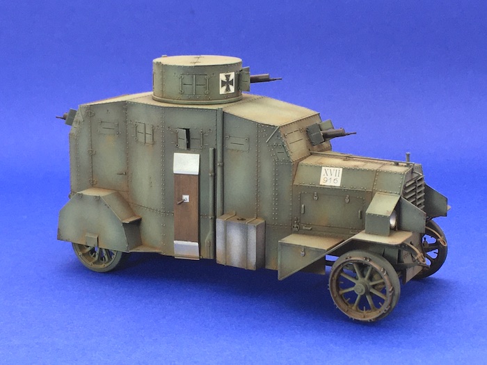 Мідні державні моделі Бронеавтомобіль Ерхардта Першої світової війни 1:35