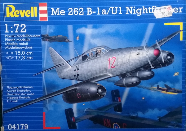 雷维尔梅塞施密特 Me 262 B-1a/U1 1:72