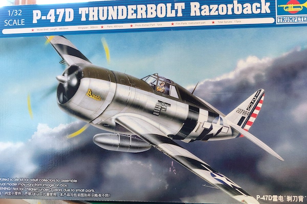 Trwmpedwr P-47D Thunderbolt Razorback 1:32