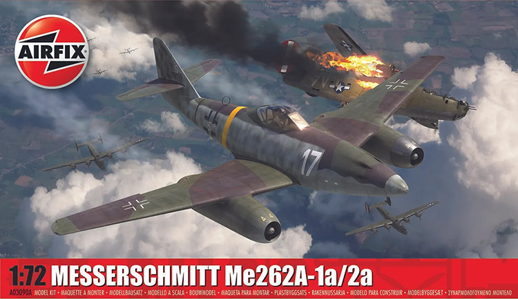 Airfix Messerschmitt Me262A-1a/2a, 2023 ਰਿਲੀਜ਼ 1:72