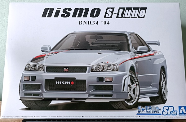 Aoshima Nissan Skyline R34 GT-R Nismo S-tune