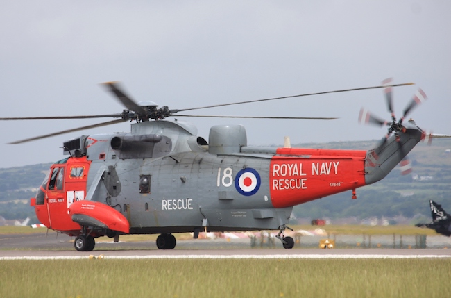 Westland Sea King HU.5 XV648 '18', No. 771 Squadron Royal Navy, RNAS Culdrose 24 juli 2013. Met dank aan Andrew Thomas