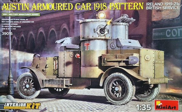 MiniArt Austin panservogn 1918 mønster 1:35