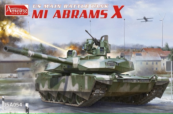 Passatemp Divertenti M1 Abrams X, Tank tal-Battalja Prinċipali tal-Istati Uniti 1:35