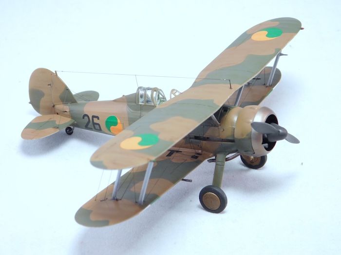 Airfix Gloster Gladiator Mk.I Irish Air Corps 1:72 - review - Scale ...