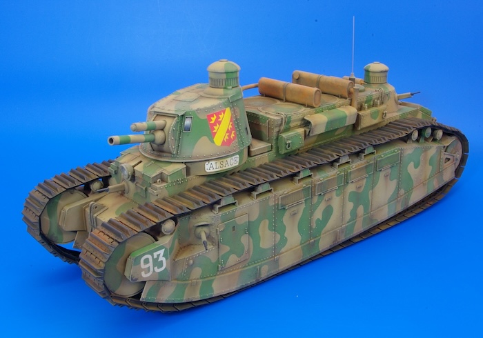 Meng Char 2C French Super Heavy Tank 1:35 - revisão de construção ...