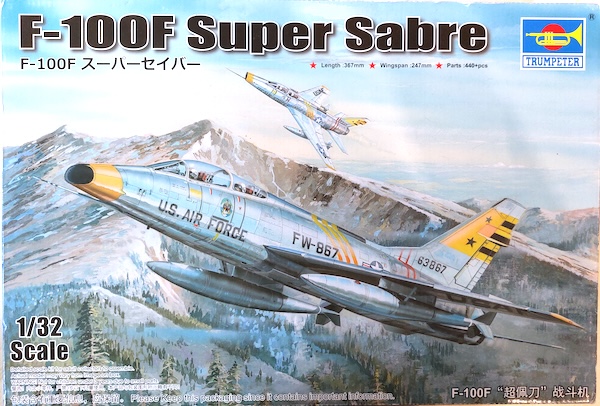 トランペッター ノースアメリカン F-100F スーパーセイバー 1:32 - 製作レビュー - Scale Modelling Now